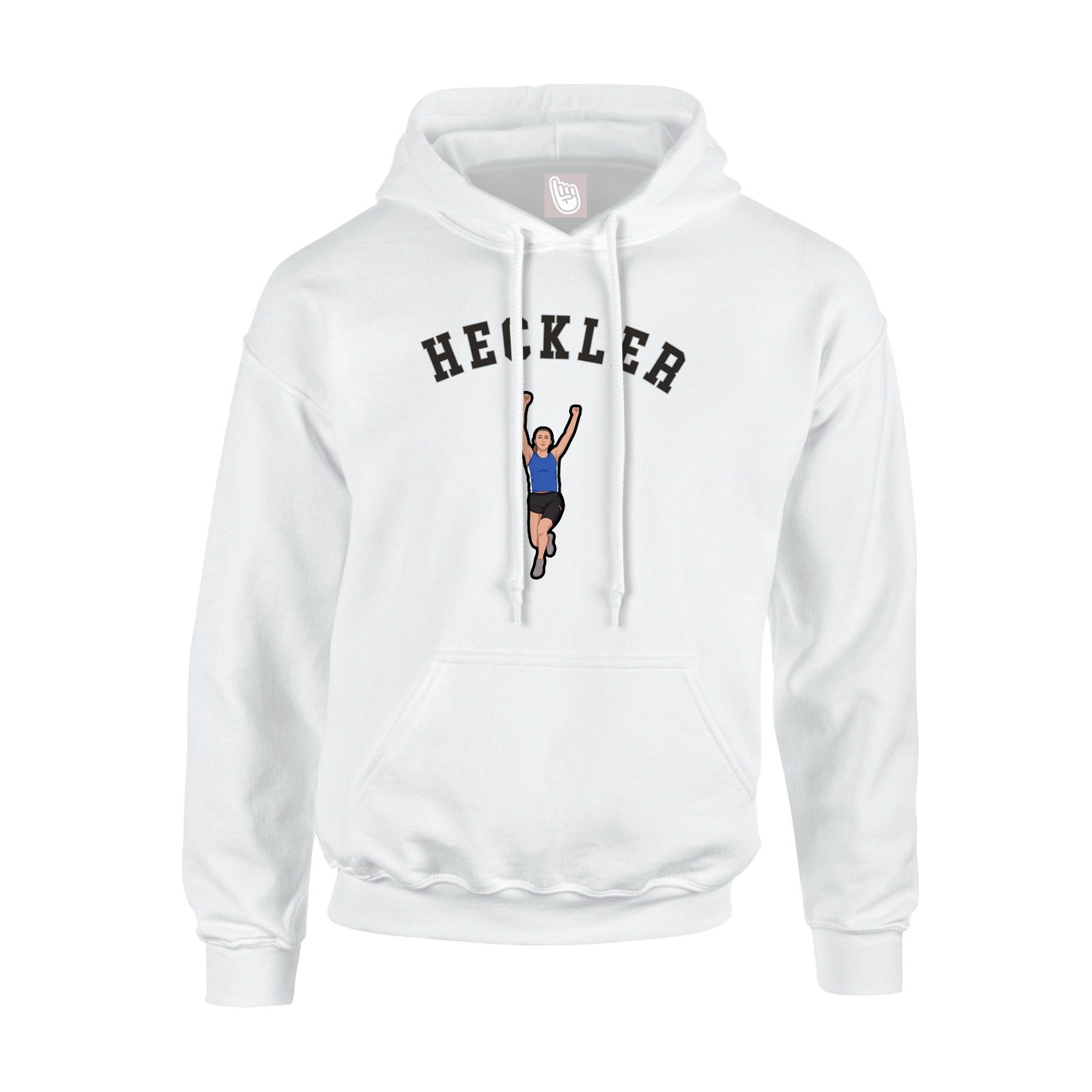 Youth Hoodie — Shirsey Arch in White