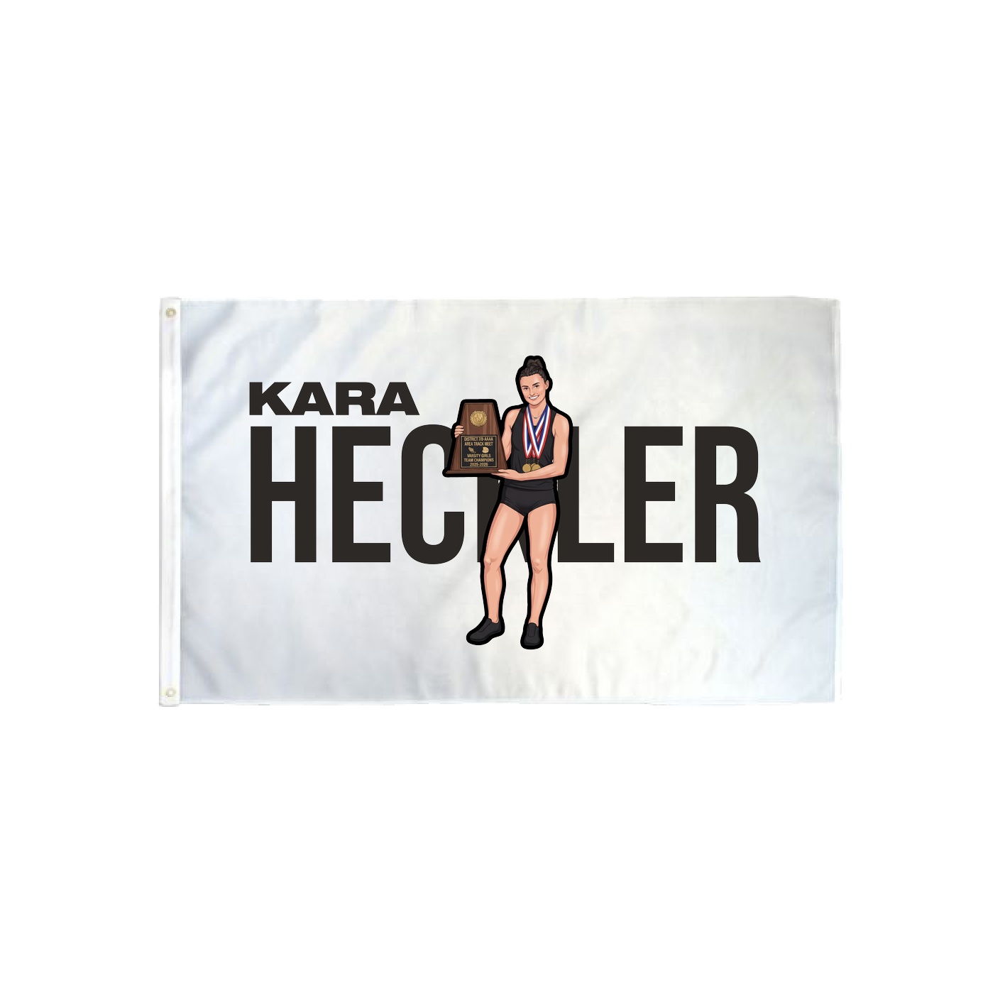3x5 Flag — Player Name in Classic