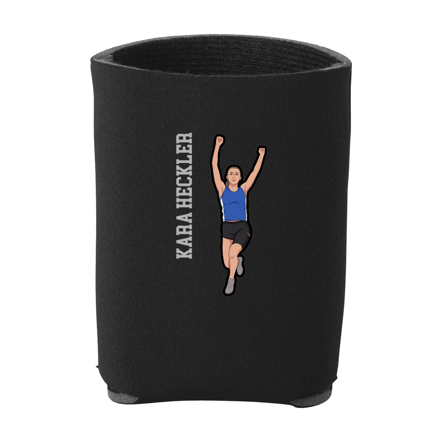Can Holder — Name Vertical in Black