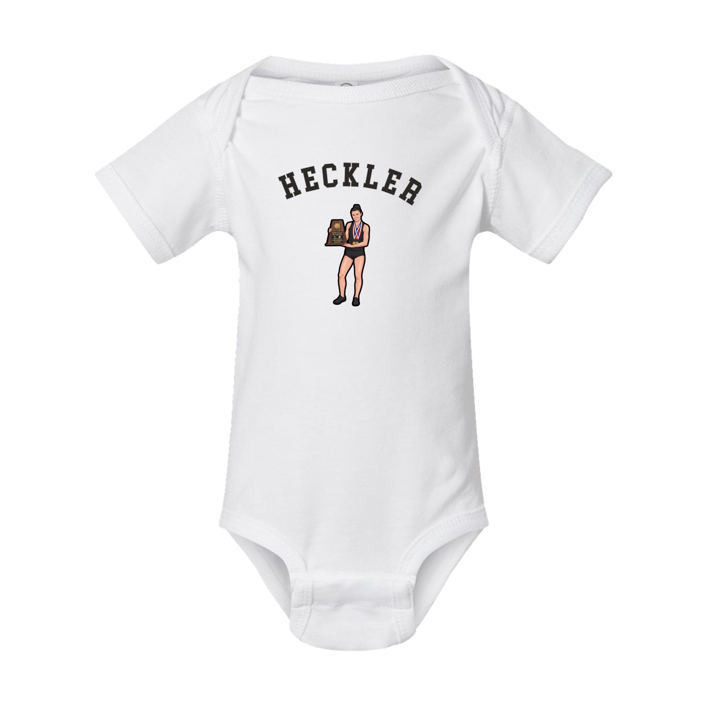 Baby Onesie — Shirsey Arch in White