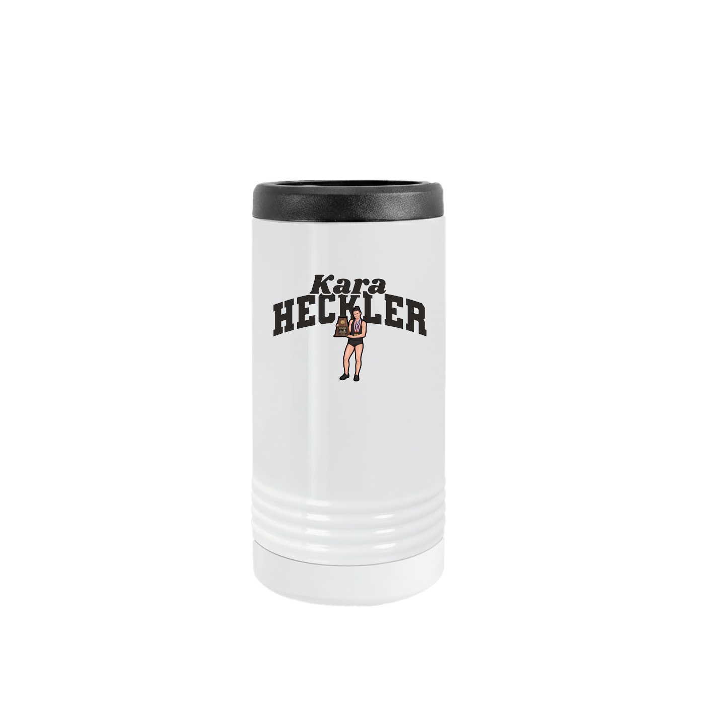 Slim Beverage Holder — Signature Arch in White