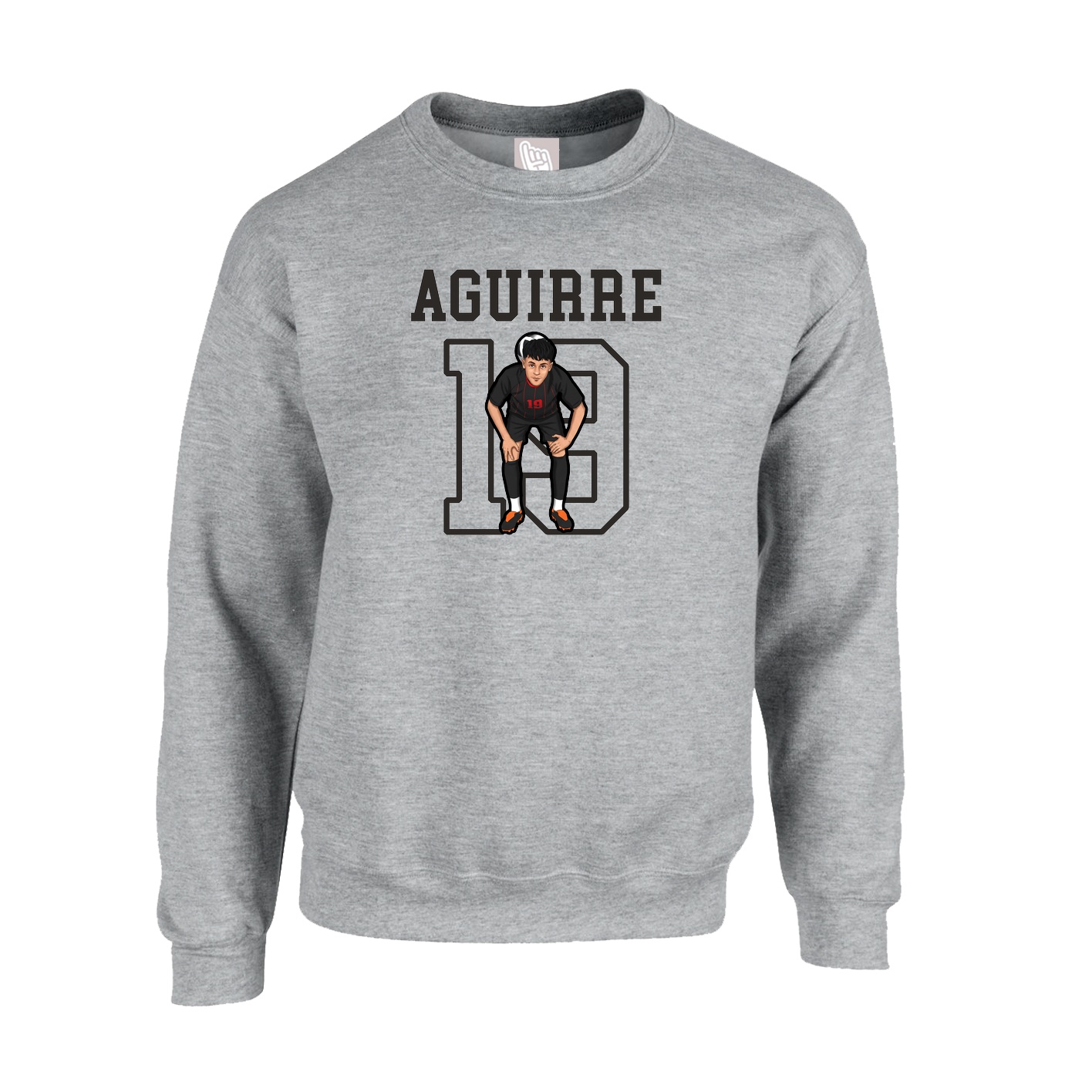 Fleece Crew — Shirsey in Grey