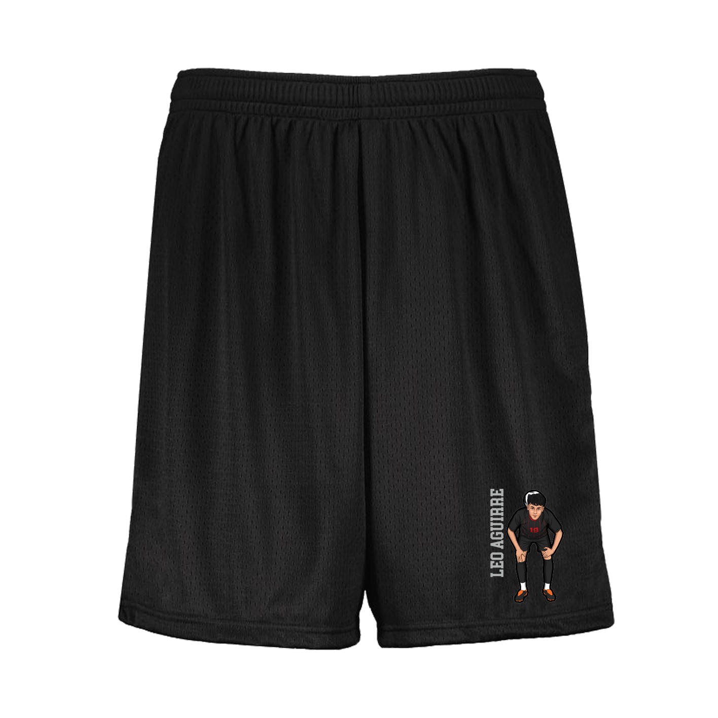 Shorts — Name Vertical in Black