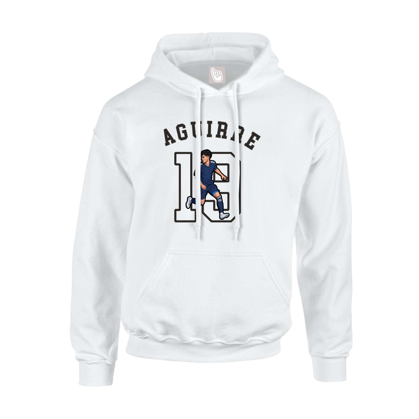 Youth Hoodie — Shirsey Arch in White
