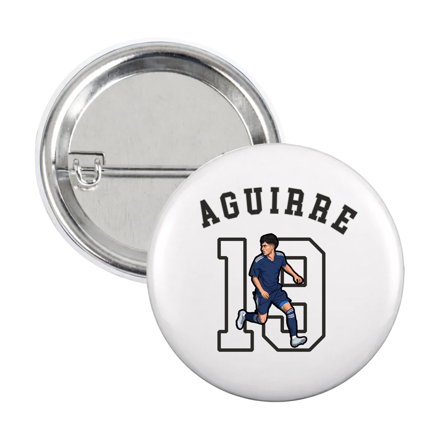 Game Day Button — Shirsey Arch in White