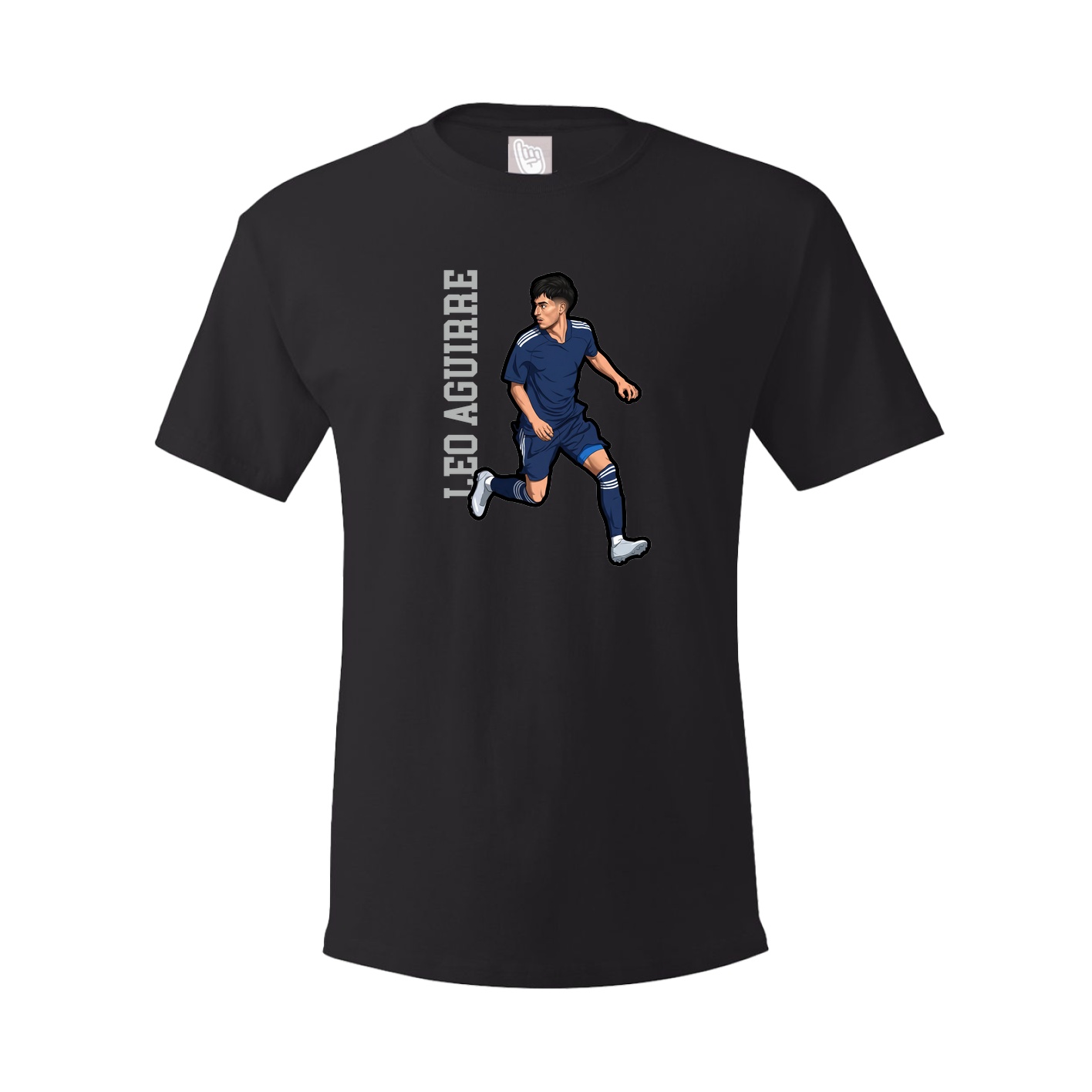 Tee — Name Vertical in Black