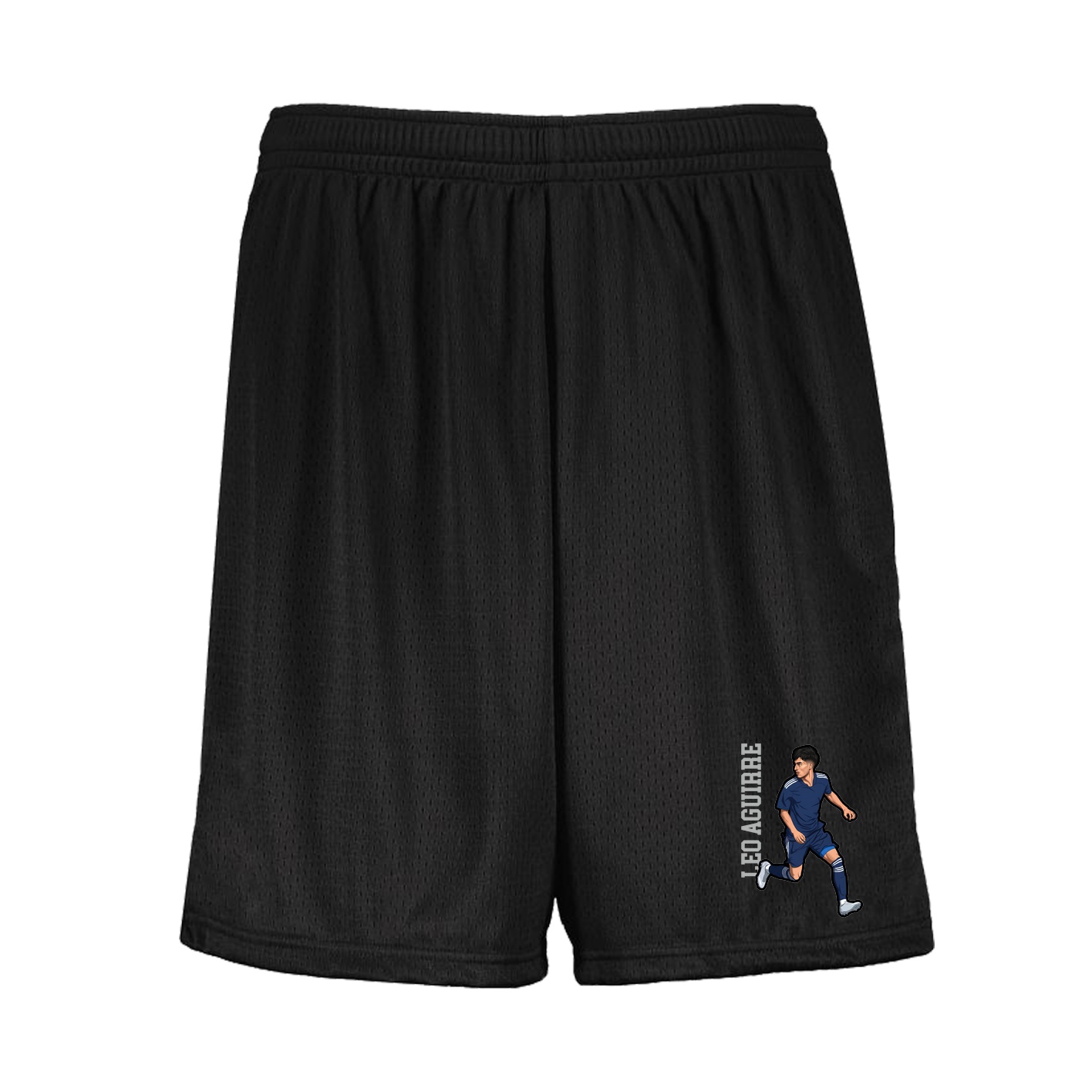 Shorts — Name Vertical in Black