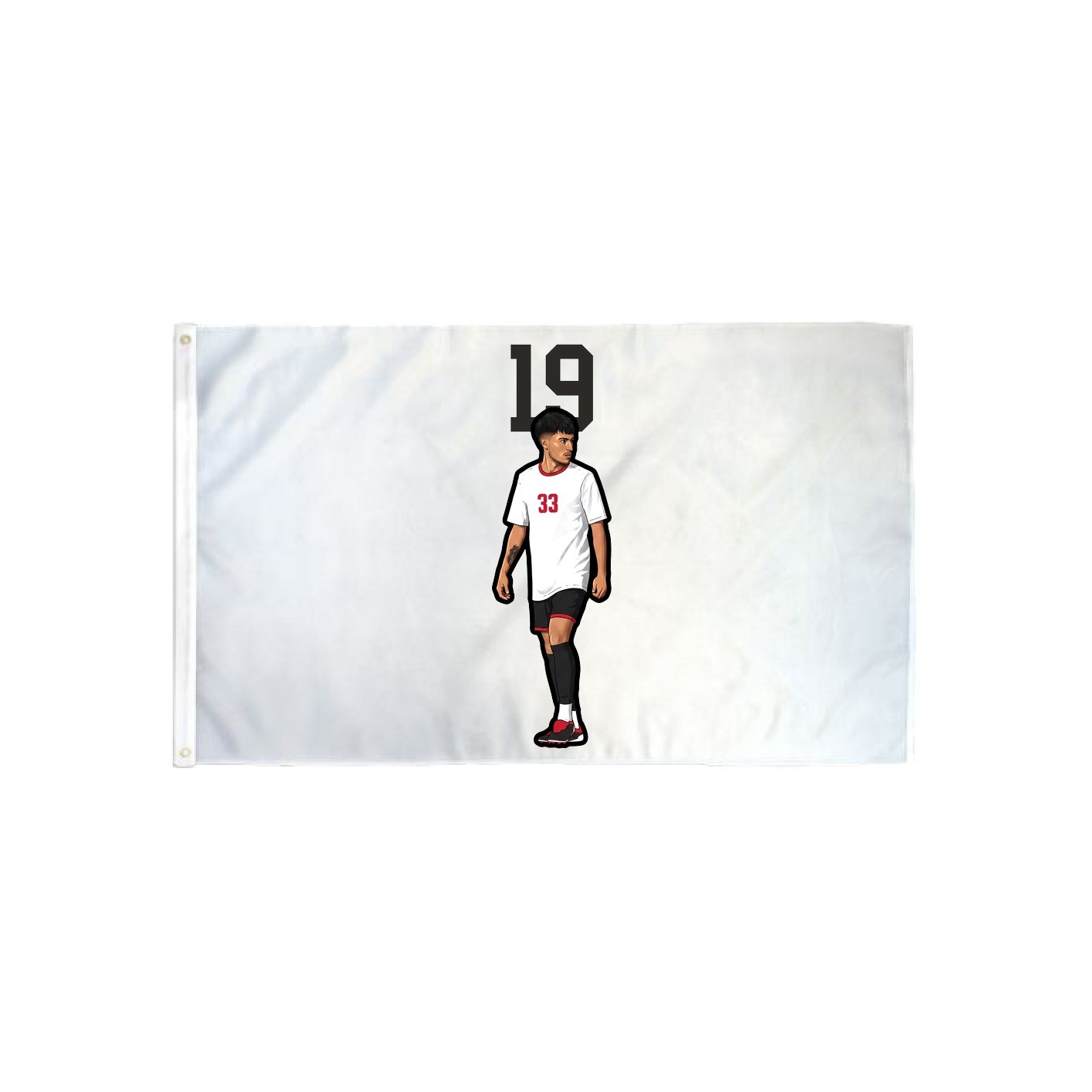 3x5 Flag — Number Top in Classic
