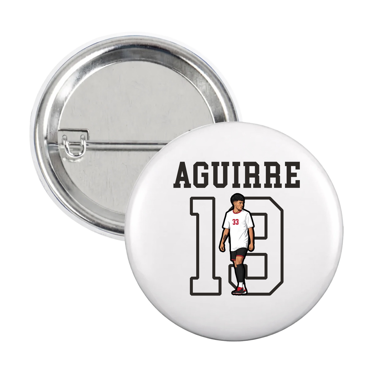 Game Day Button — Shirsey in White