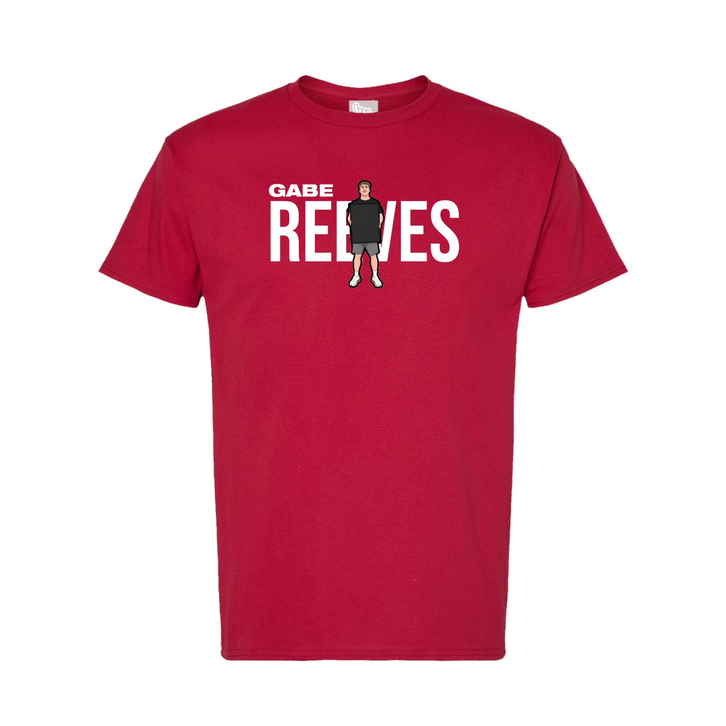 Tee — Player Name in Crimson