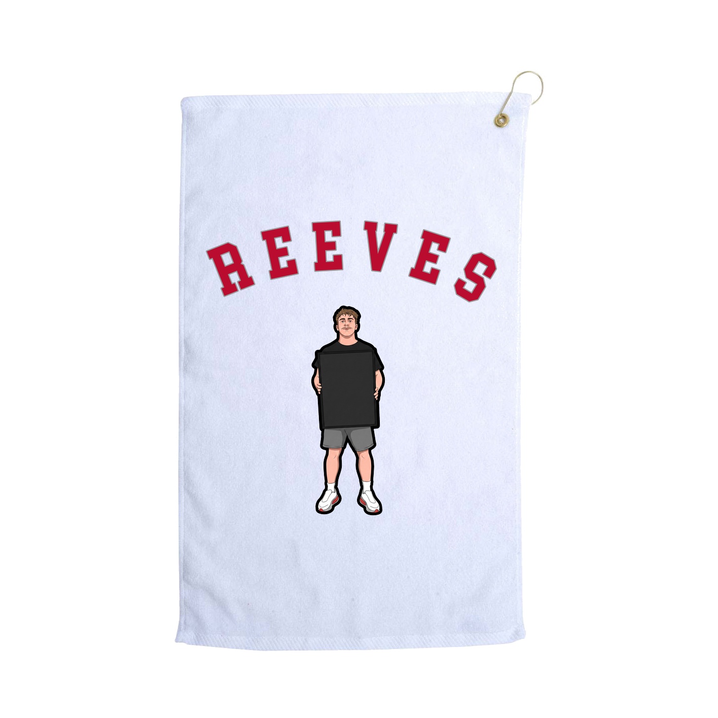 Golf Towel — Shirsey Arch in White