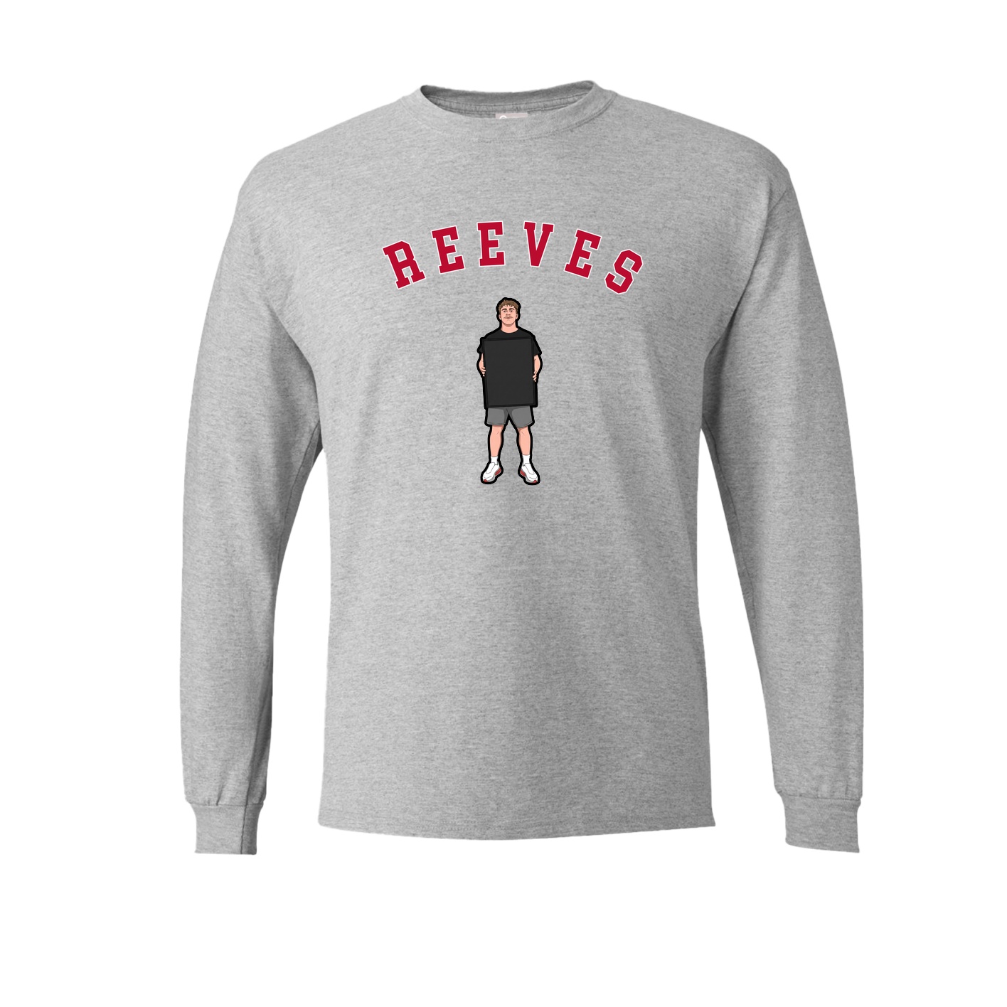 Long Sleeve Tee — Shirsey Arch in Grey