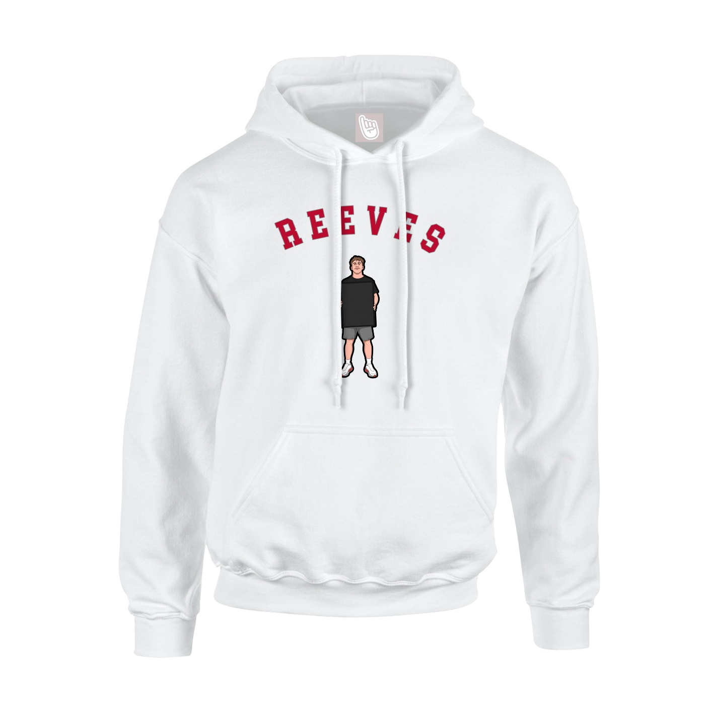 Hoodie — Shirsey Arch in White