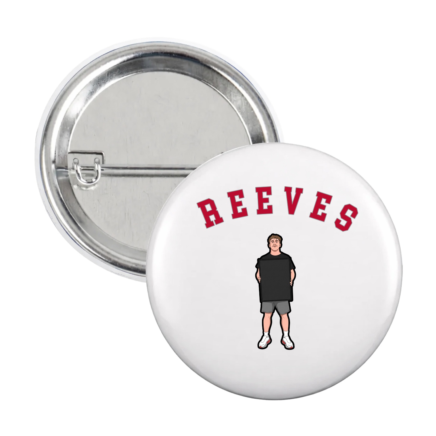 Game Day Button — Shirsey Arch in White