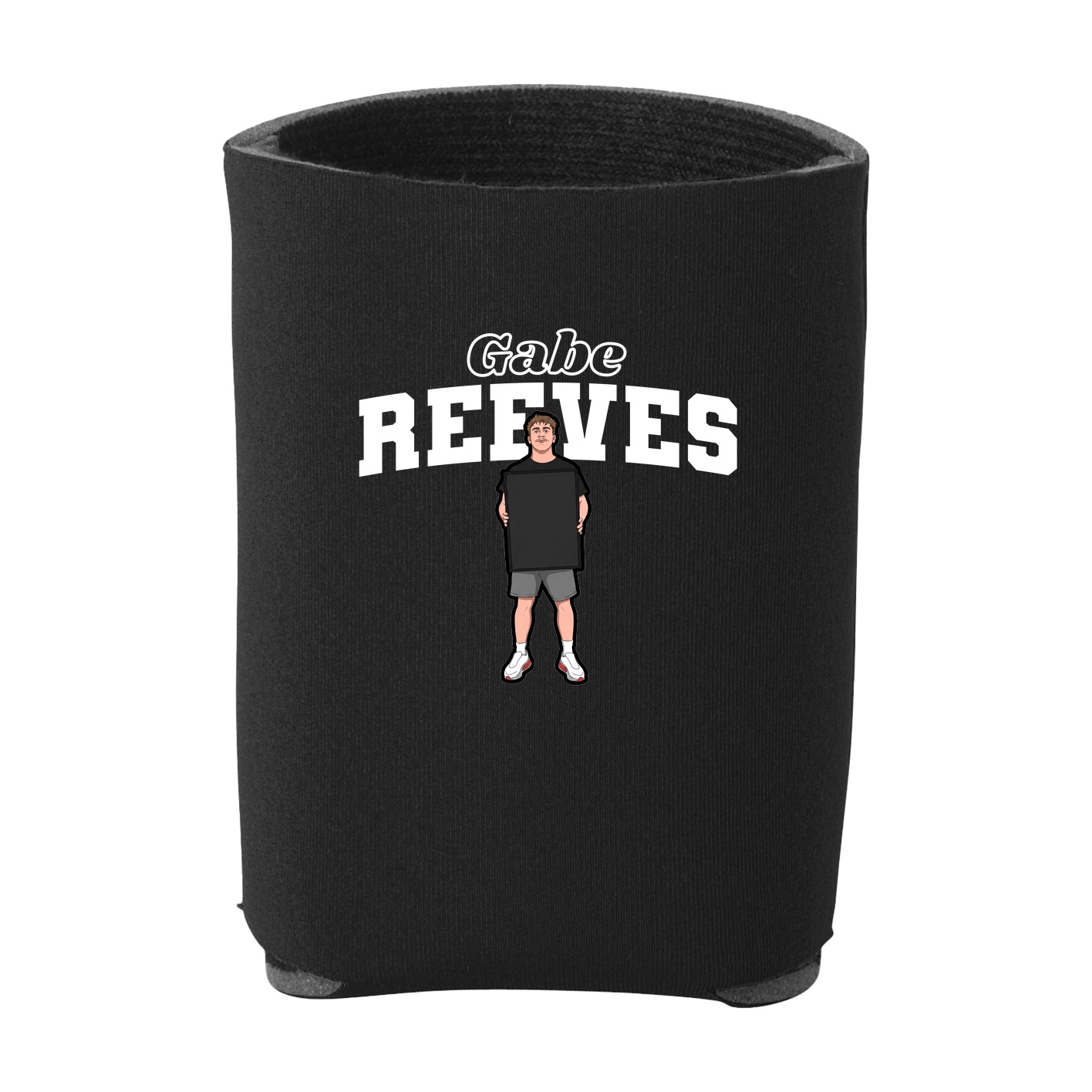 Can Holder — Name Arch in Black