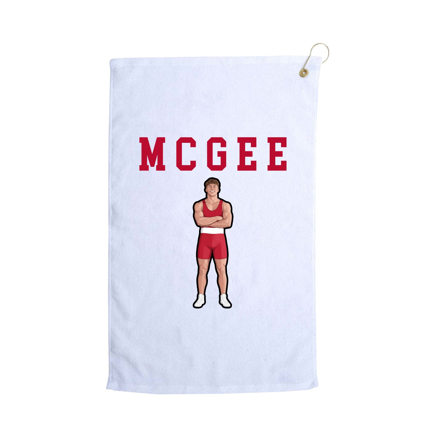 Golf Towel — Shirsey in White