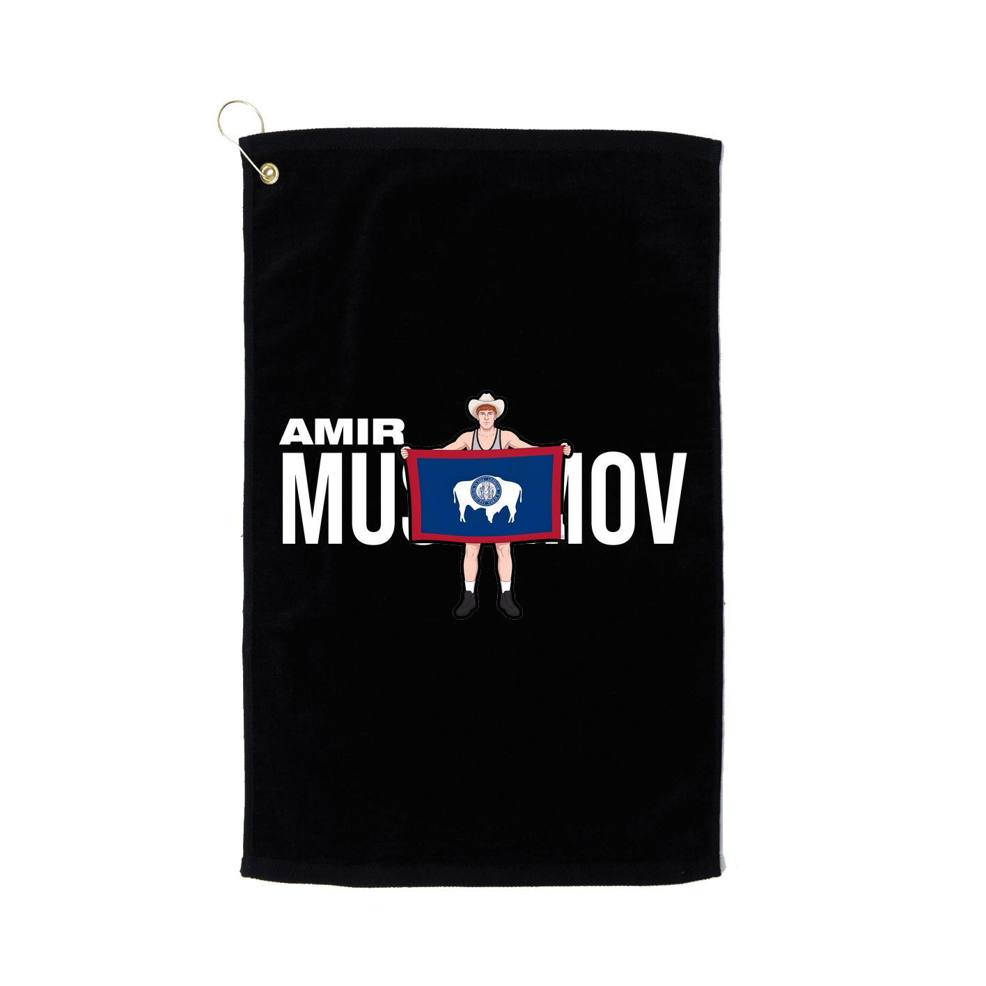 Golf Towel — Player Name in Black
