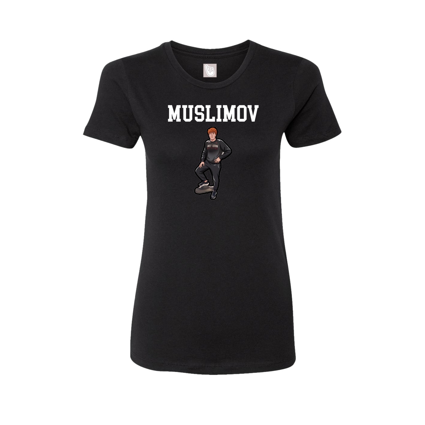 Fitted Women's Tee — Shirsey in Black