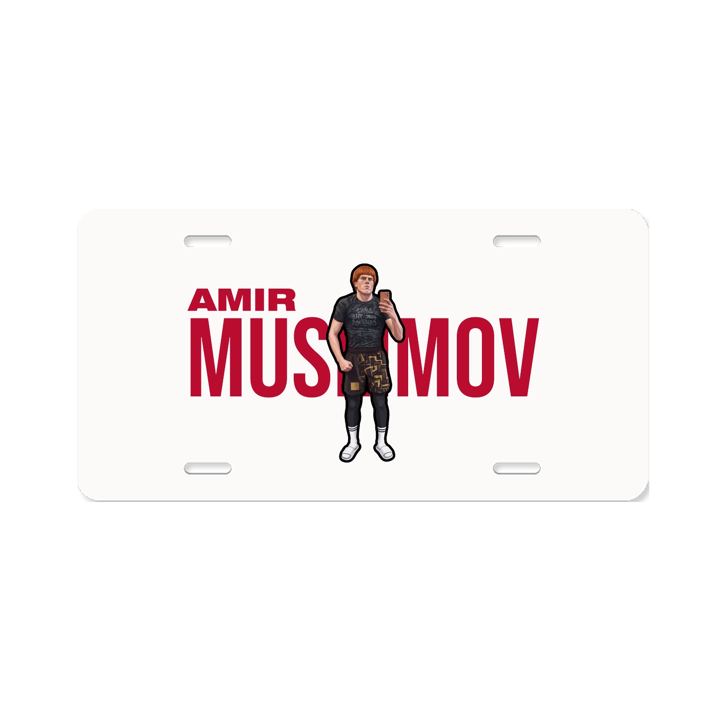 License Plate — Player Name in Classic