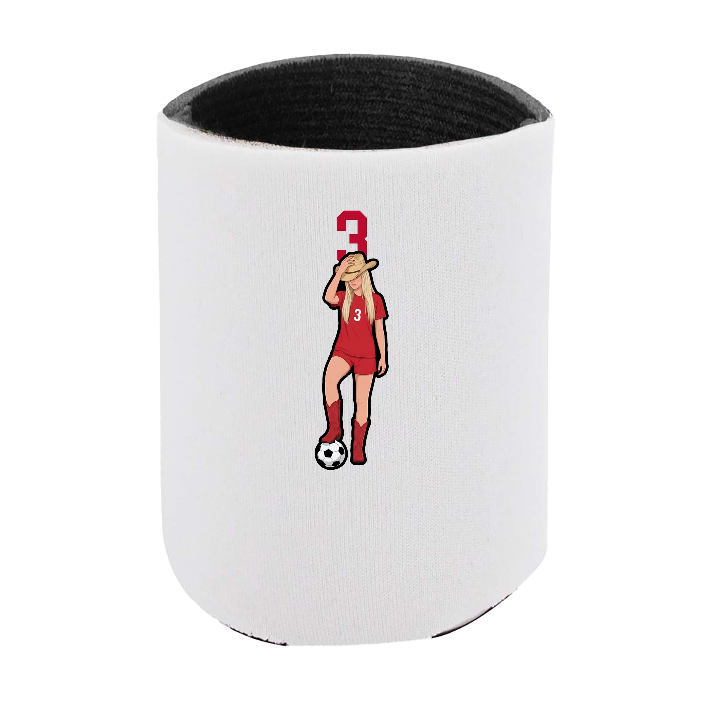 Can Holder — Number Top in White