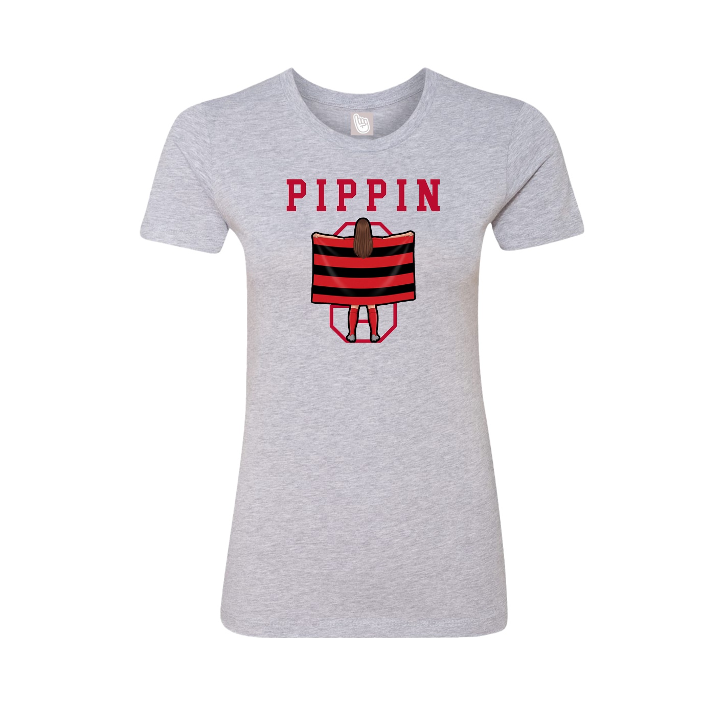 Fitted Women's Tee — Shirsey in Grey
