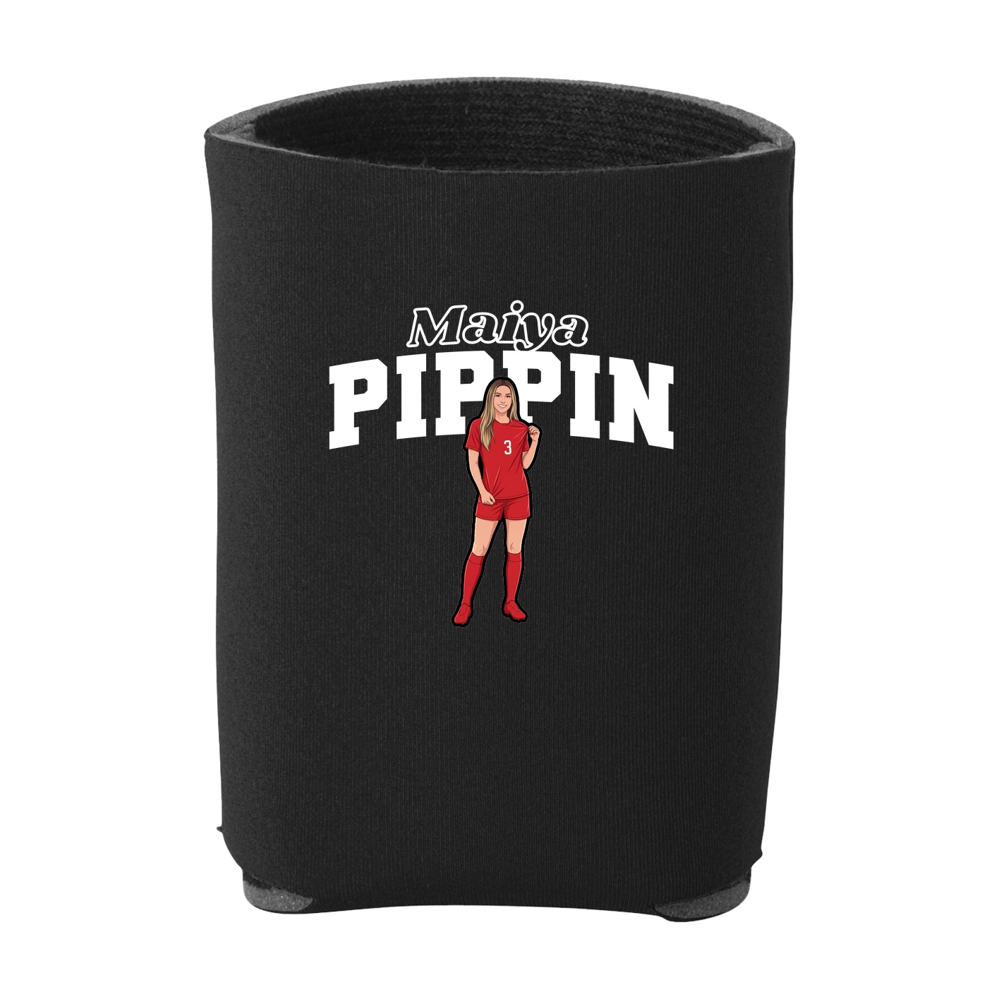 Can Holder — Name Arch in Black