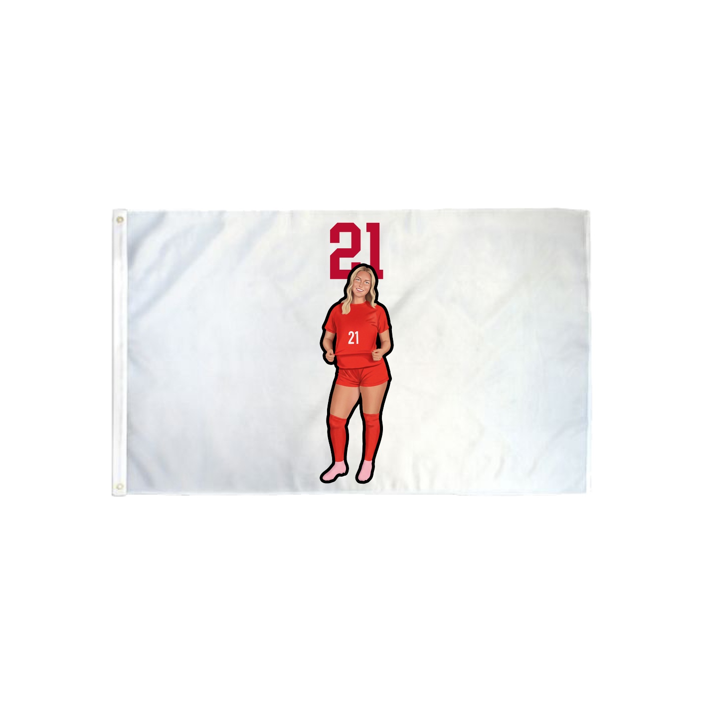 3x5 Flag — Number Top in Classic