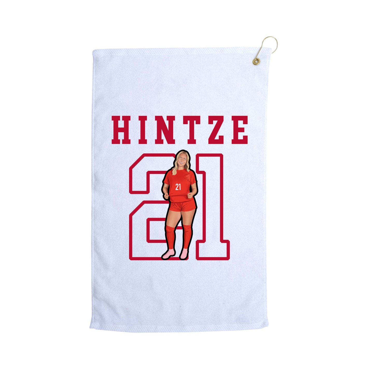 Golf Towel — Shirsey in White