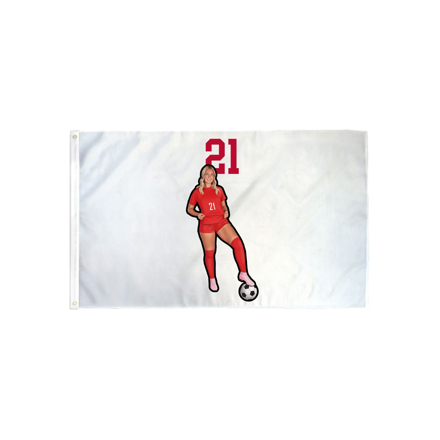 3x5 Flag — Number Top in Classic