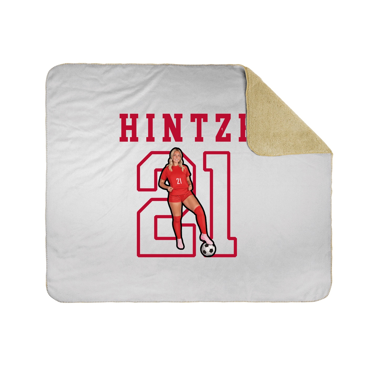 Throw Blanket — Shirsey in White