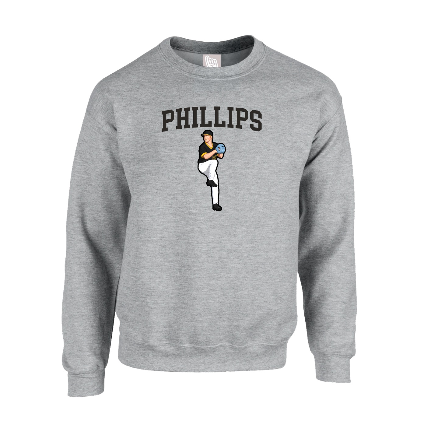 Fleece Crew — Shirsey in Grey
