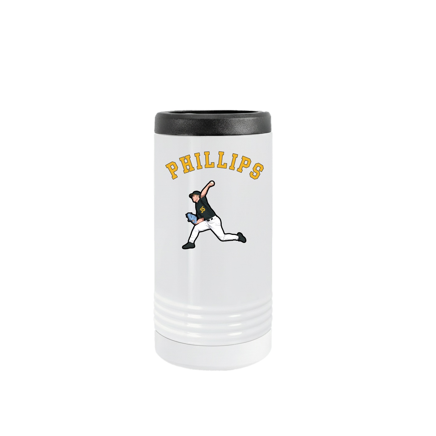 Slim Beverage Holder — Shirsey Arch in White