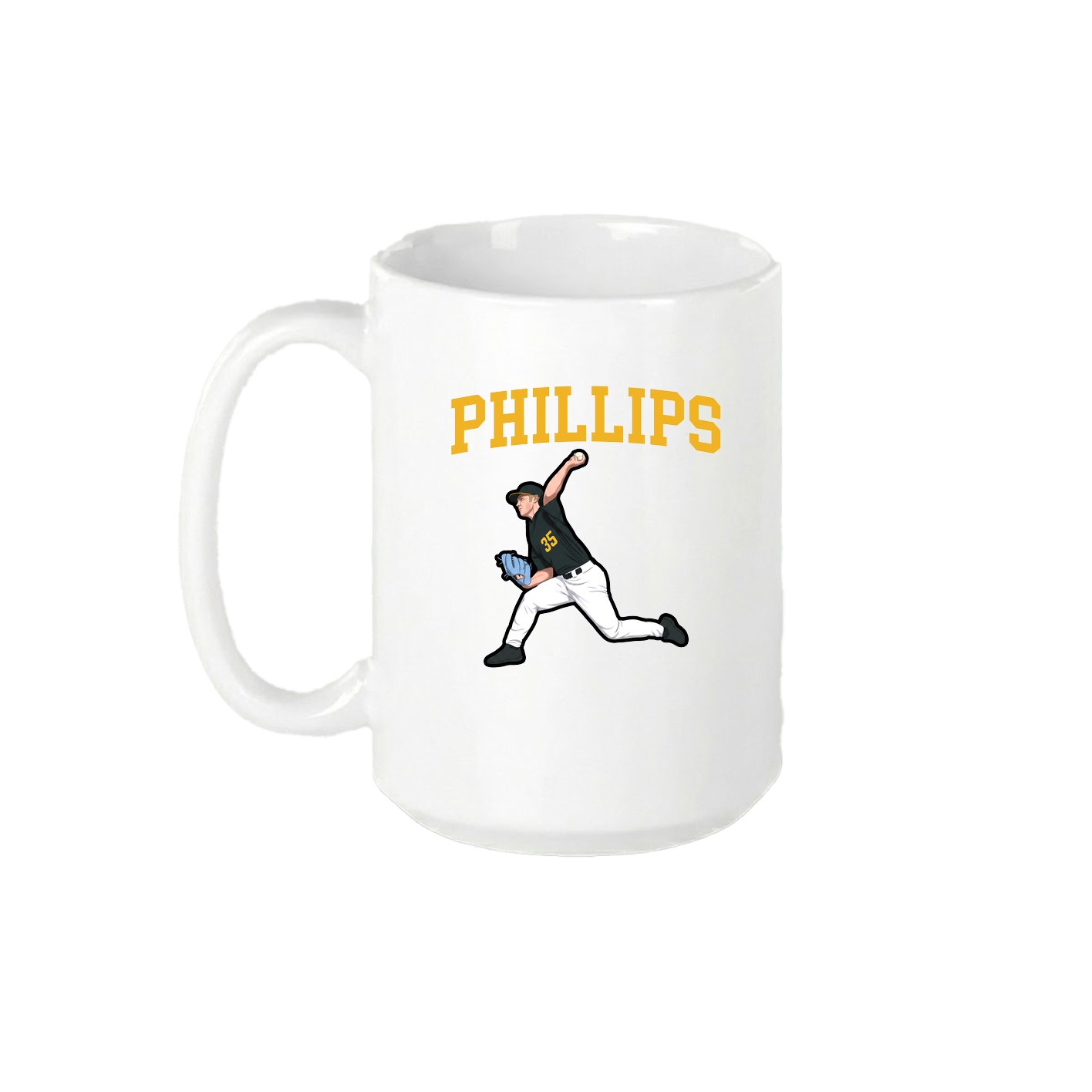 15oz Coffee Mug — Shirsey in White
