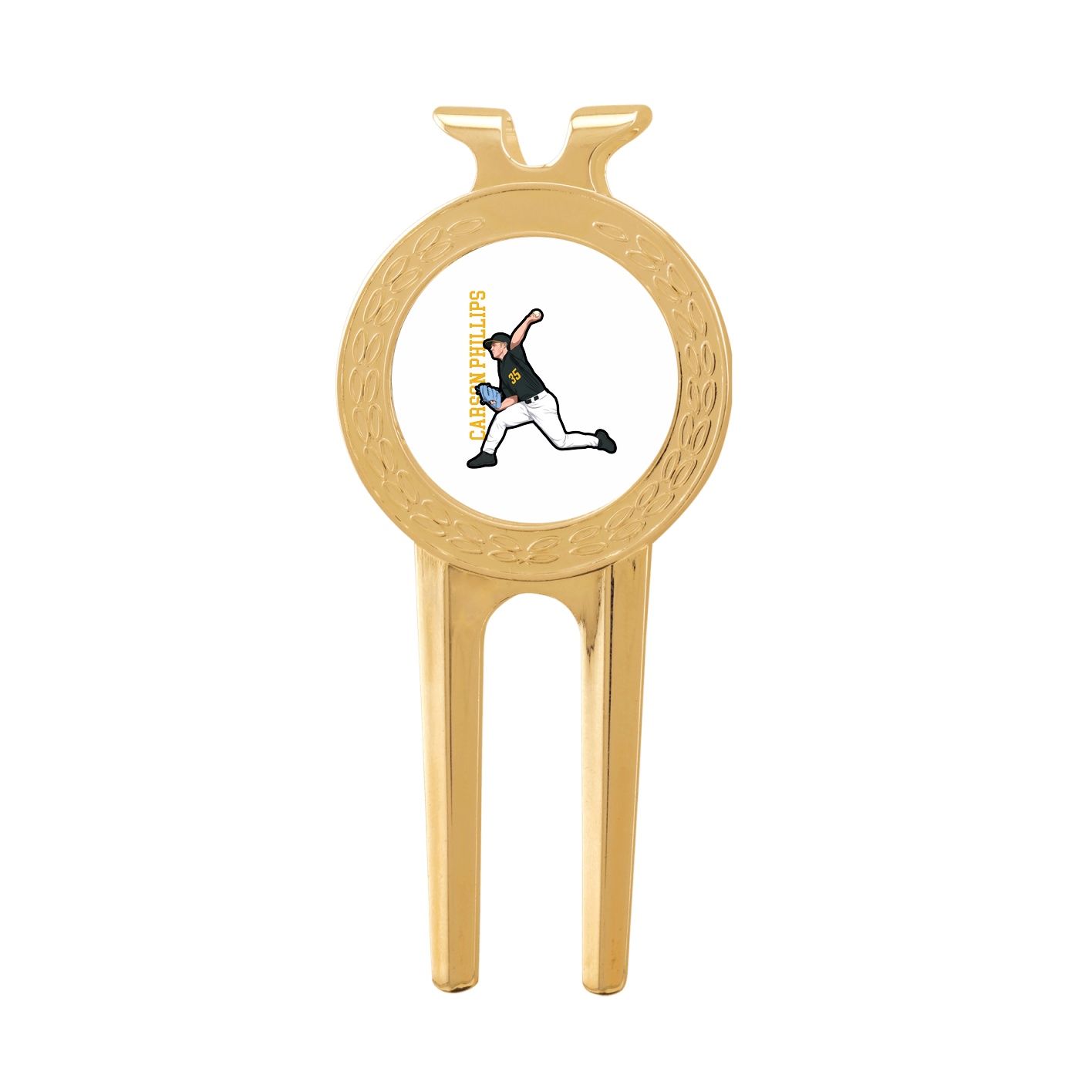 Divot Tool with Ball Marker — Name Vertical in Classic