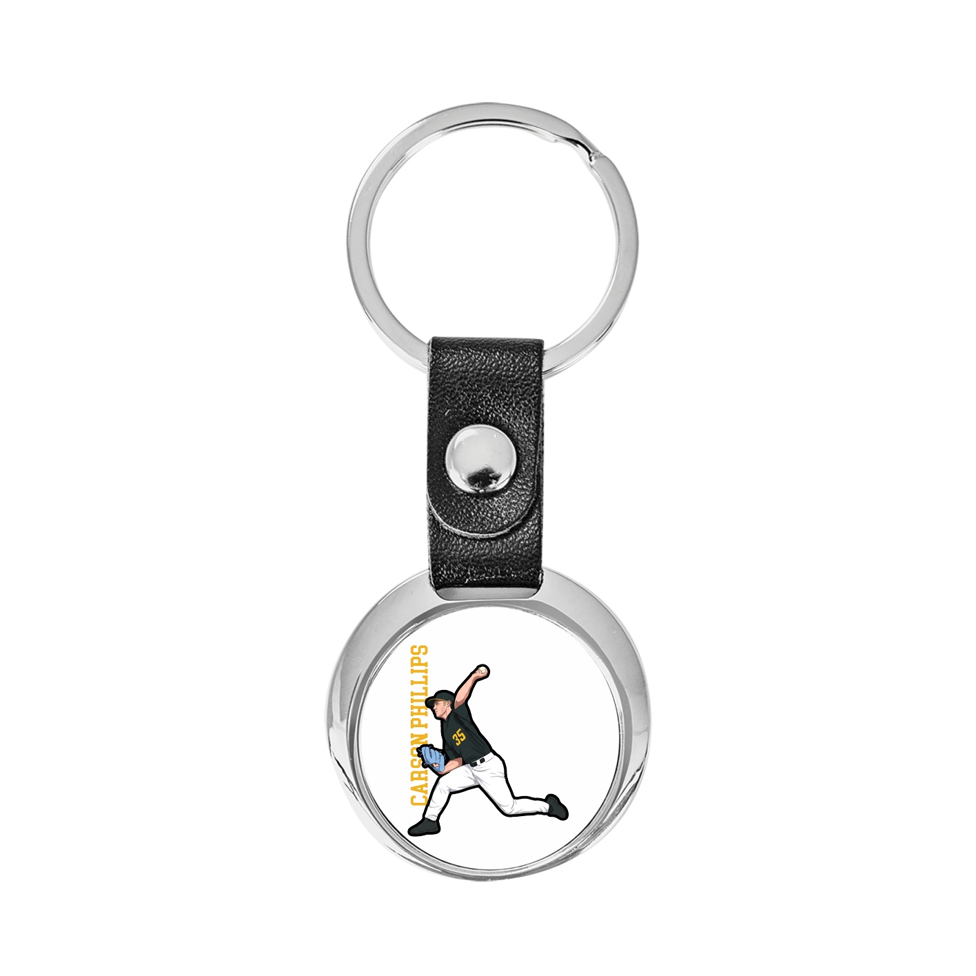 Key Chain — Name Vertical in Classic