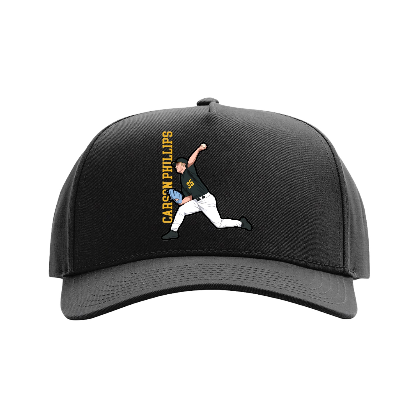 Full Fabric Five-Panel Champ Cap