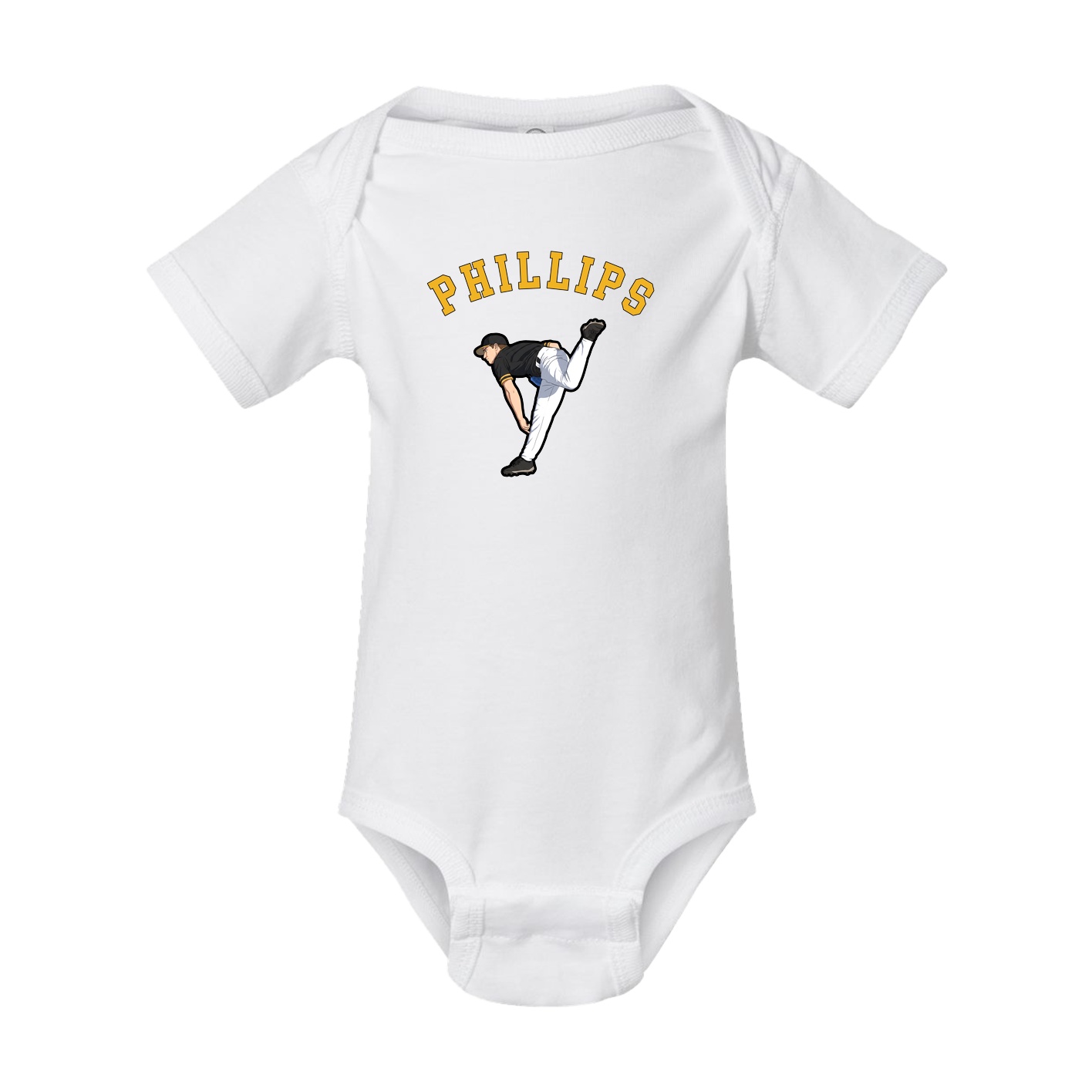 Baby Onesie — Shirsey Arch in White