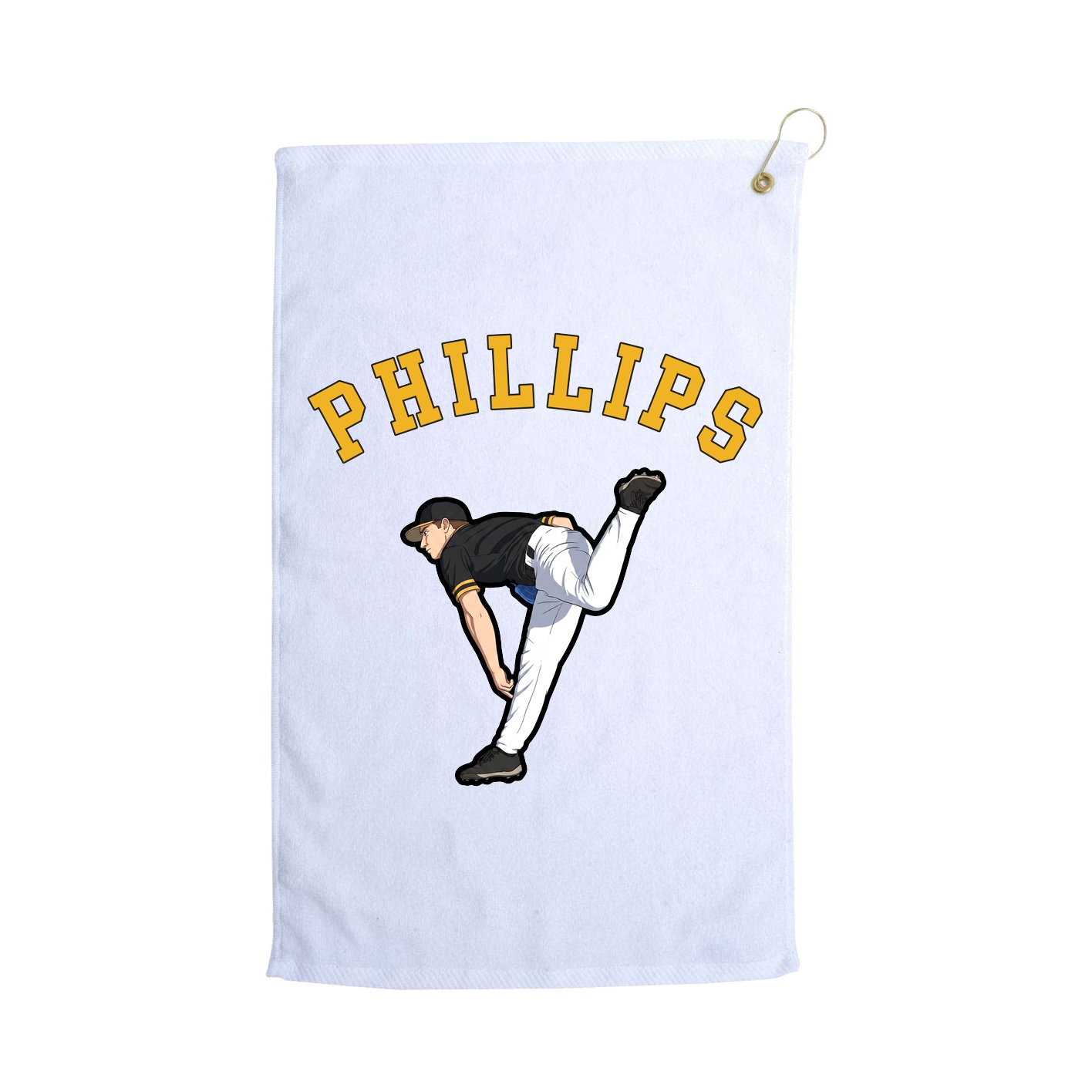 Golf Towel — Shirsey Arch in White