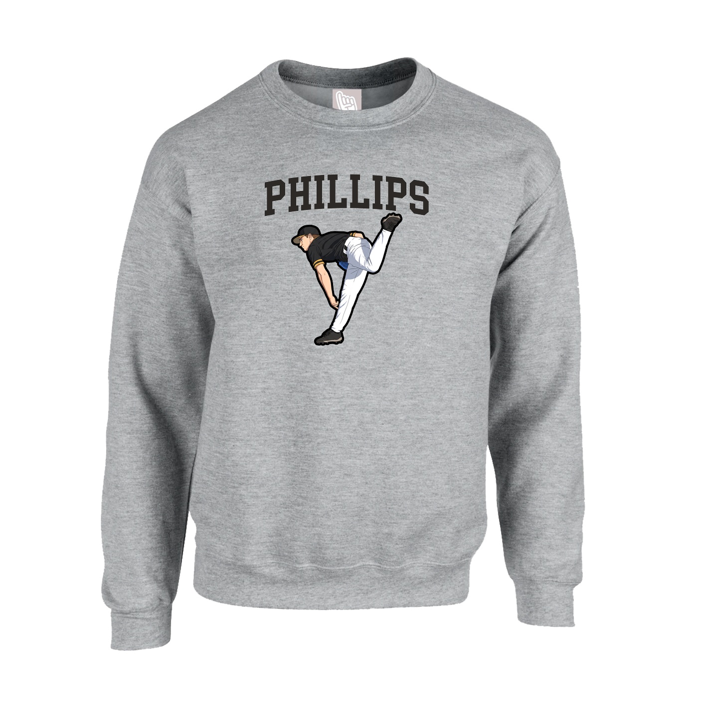 Fleece Crew — Shirsey in Grey