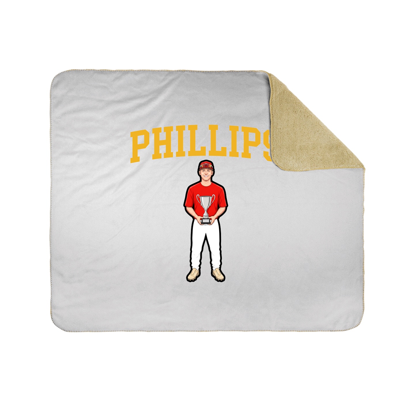 Throw Blanket — Shirsey in White