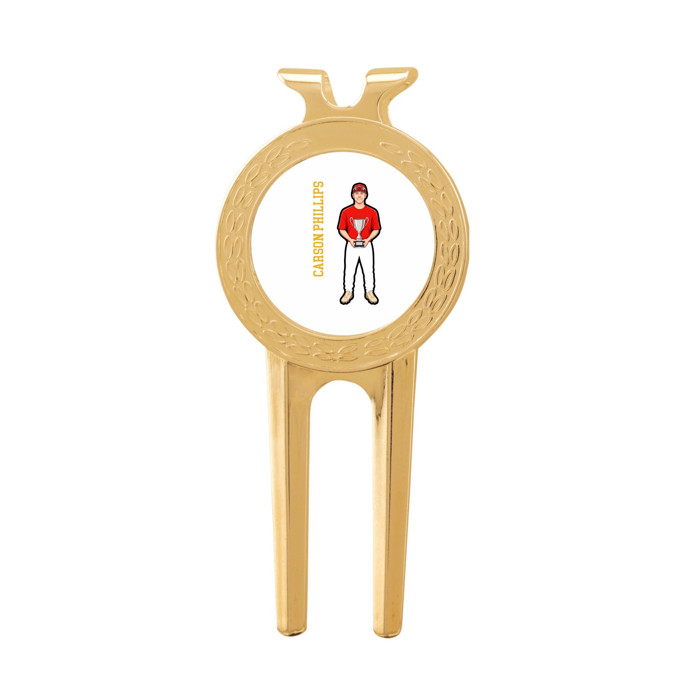 Divot Tool with Ball Marker — Name Vertical in Classic
