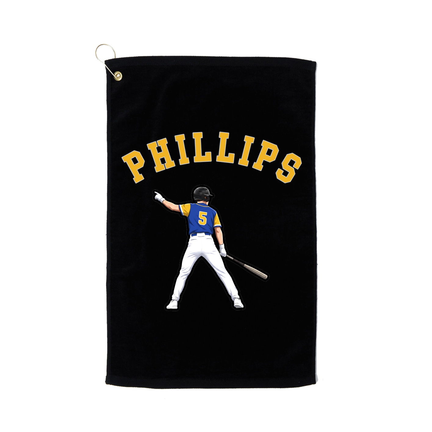 Golf Towel — Shirsey Arch in Black