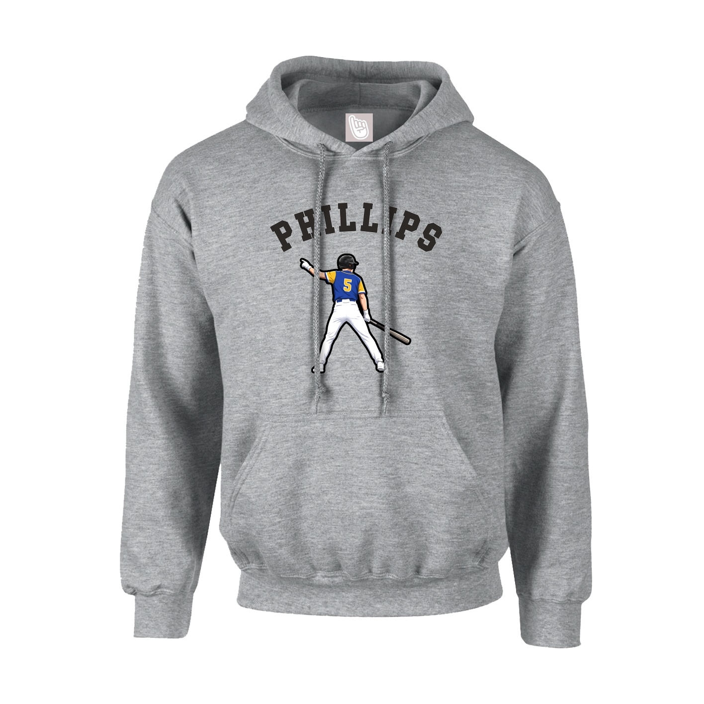 Hoodie — Shirsey Arch in Grey