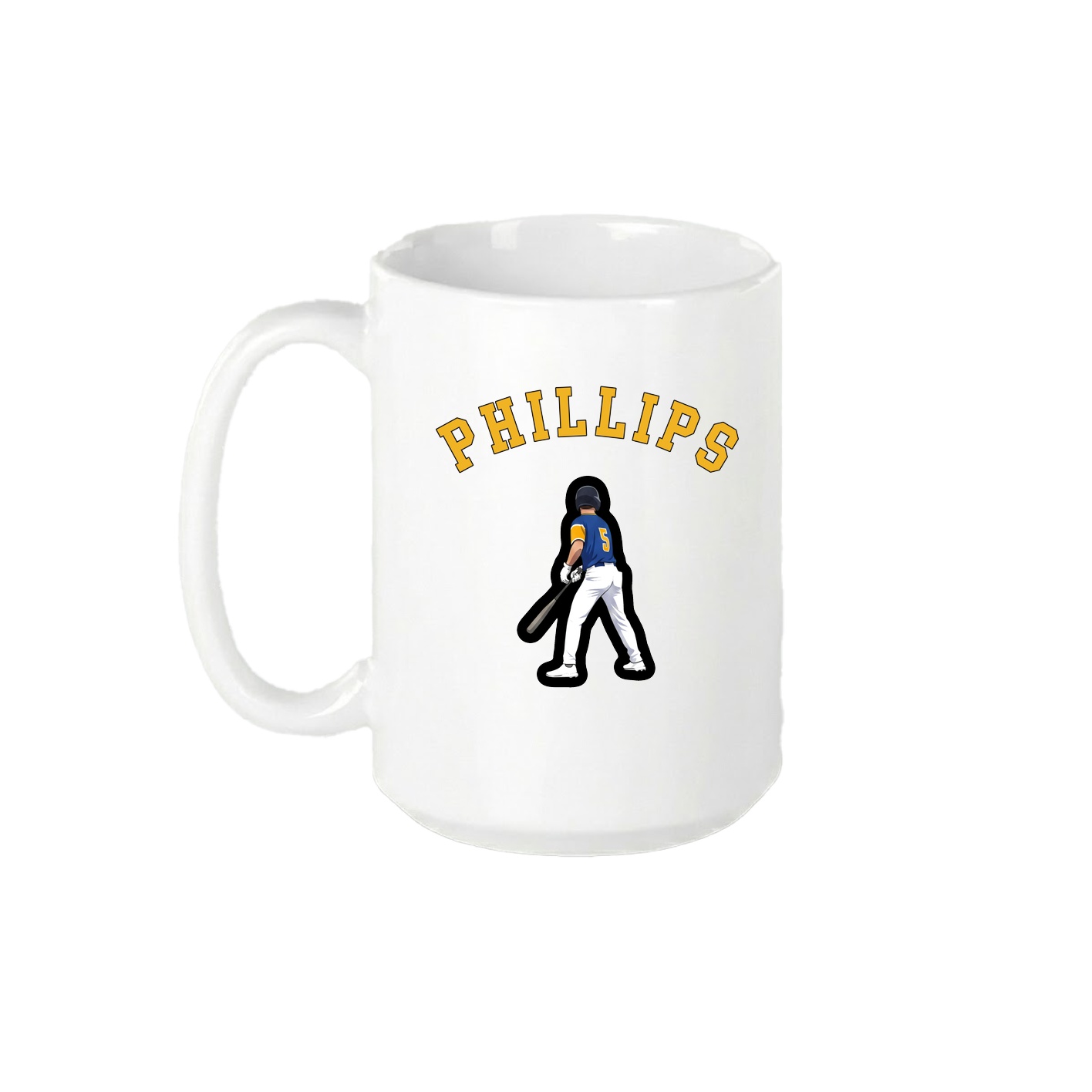 15oz Coffee Mug — Shirsey Arch in White