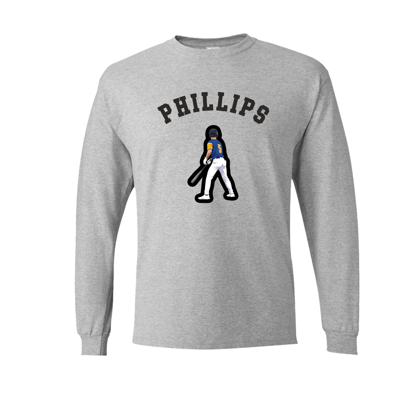 Long Sleeve Tee — Shirsey Arch in Grey