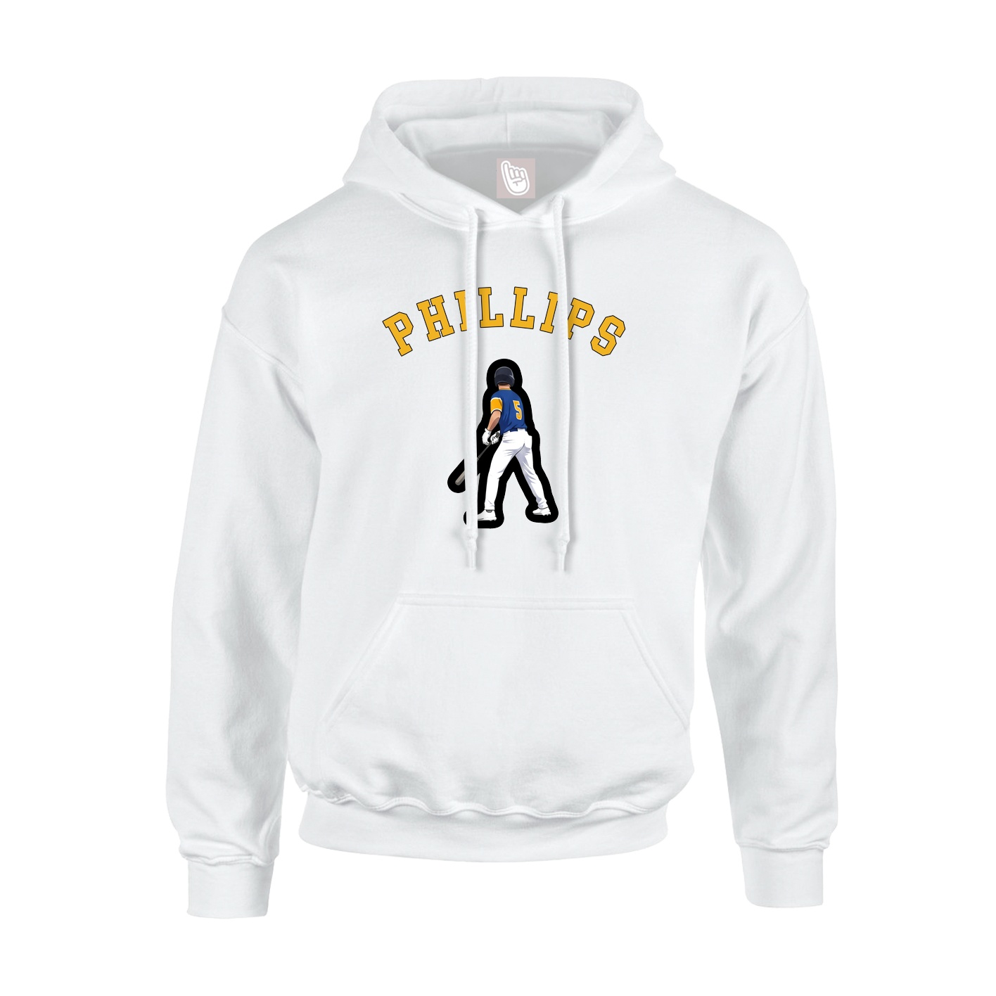 Hoodie — Shirsey Arch in White