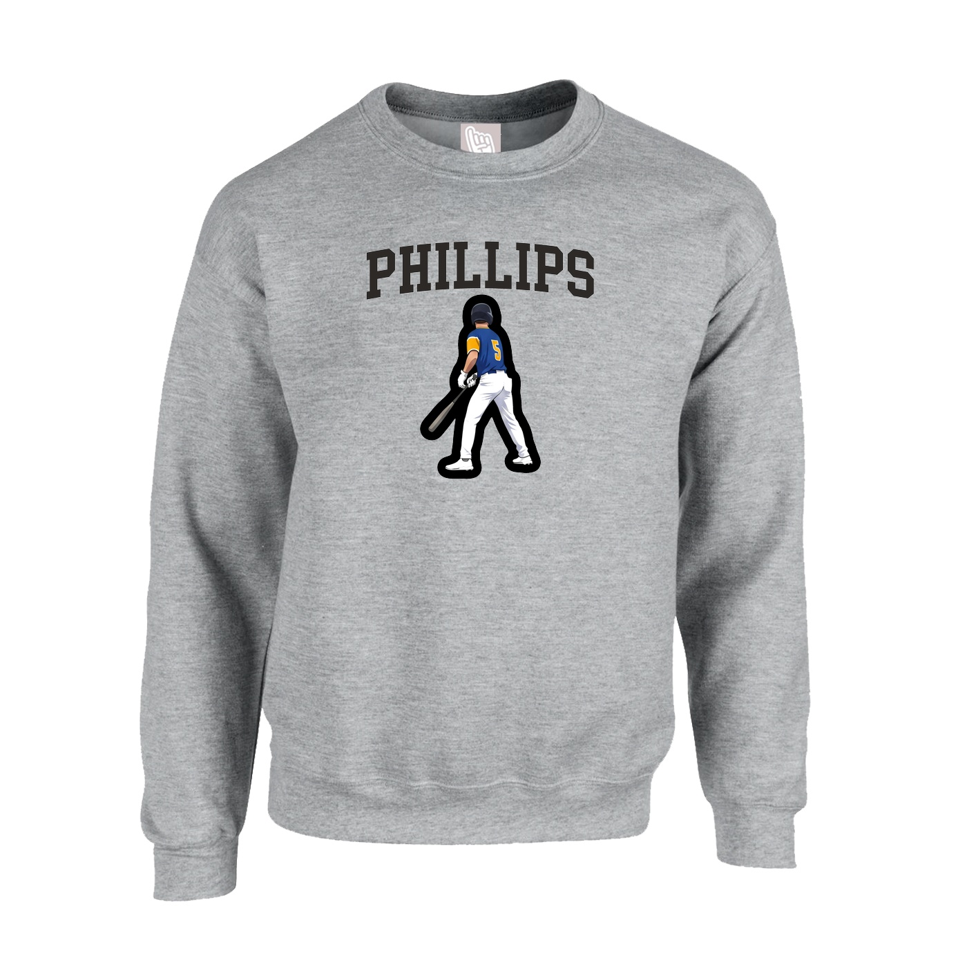Fleece Crew — Shirsey in Grey