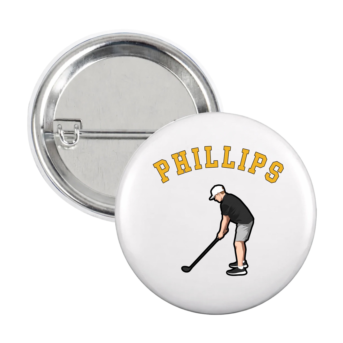 Game Day Button — Shirsey Arch in White