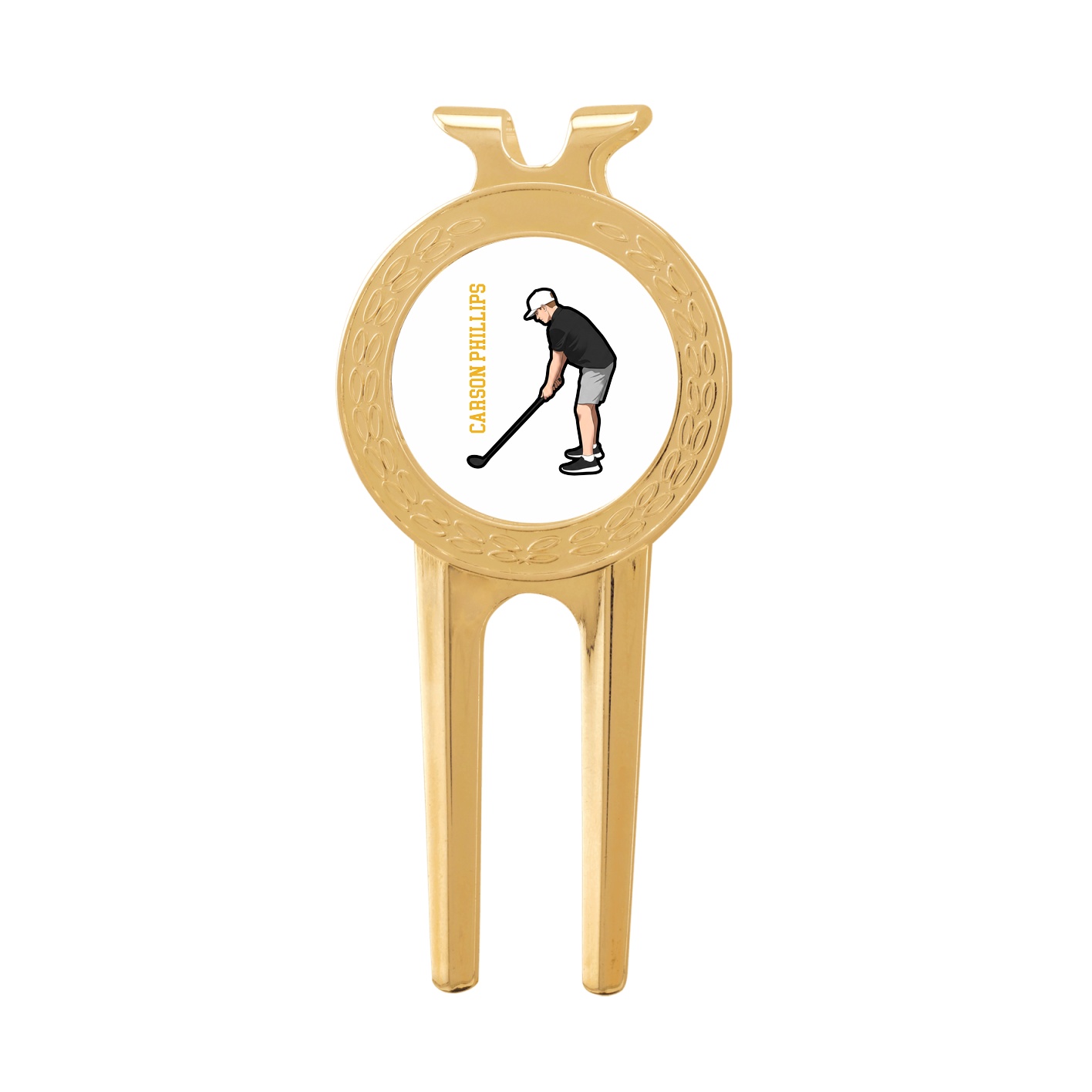 Divot Tool with Ball Marker — Name Vertical in Classic