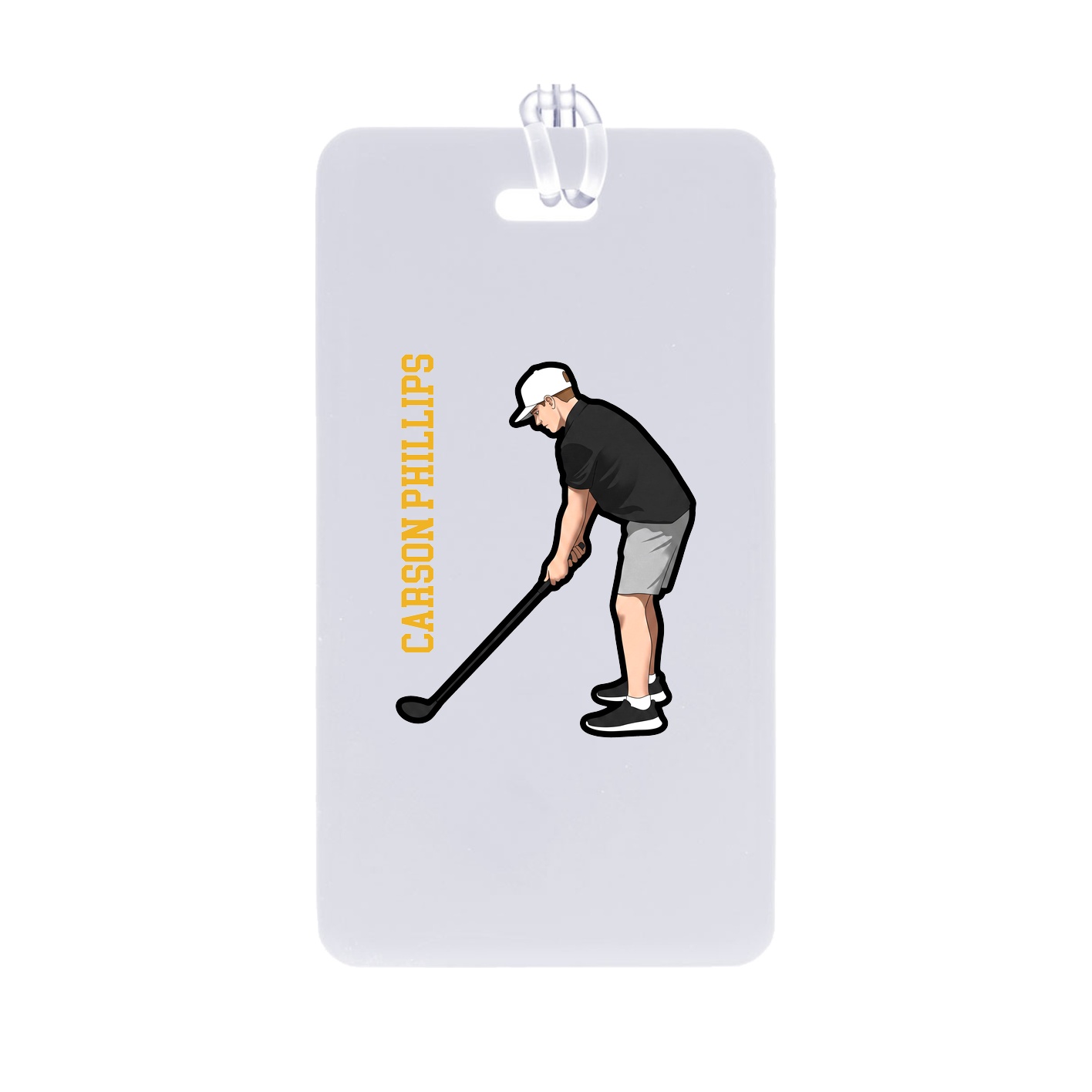 Bag Tag — Name Vertical in Classic